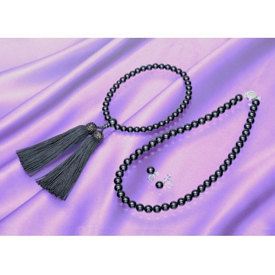 特選ブラックオニキス3点セット【配送不可地域：沖縄県】