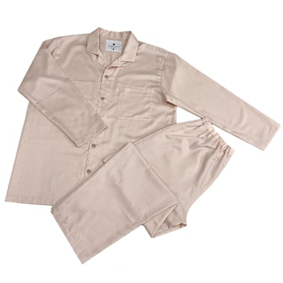 【シングル】カバー掛・シーツ(25cm)・枕＆パジャマ(男女兼用Lサイズ)4点セット　シャインローズ