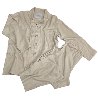 【シングル】プレミアムガーゼカバー45cm巾シーツ・掛・枕＆パジャマ(男女兼用Mサイズ)4点SP