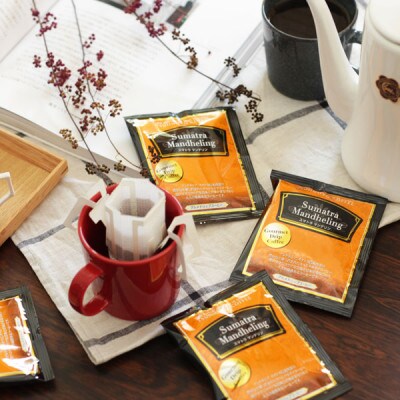 辻本珈琲で人気のおすすめグルメドリップコーヒー スマトラマンデリン 大満足 800杯分 自家焙煎