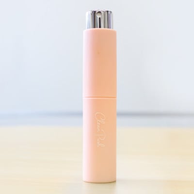 クリーンプッシュ キャップレス ハンディ除菌・消毒アルコールスプレー ライトピンク 8ml