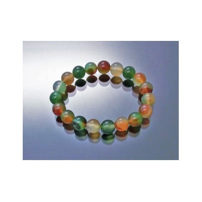 孔雀めのう・彩りのブレスレット