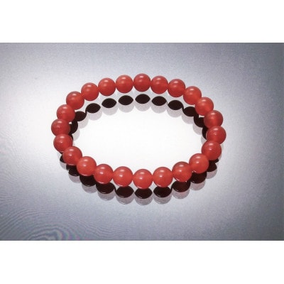 天然石ブレスレット(赤めのう)