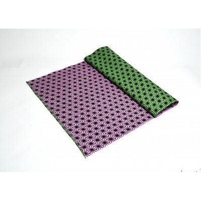 和泉木綿手ぬぐい(麻の葉模様:緑 )