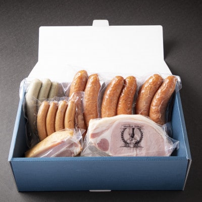 黒米のおにぎりフランク・ハム・ソーセージ詰合せ【配送不可地域：離島】