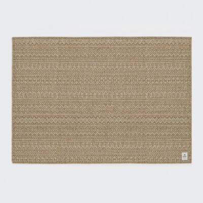 ウールラグ/Fisherman's Court CAMEL×IVORY 200×140cm