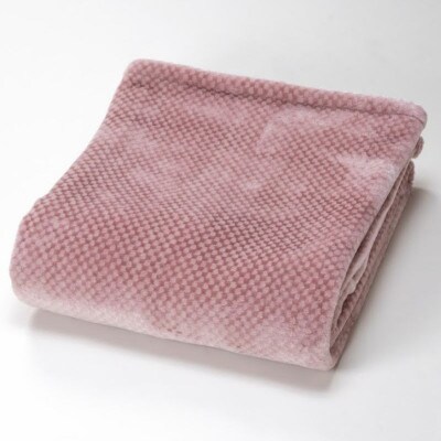 【アクリル毛布 ハイブリッド シングルサイズ ピンク】140×200cm 大阪府和泉市産