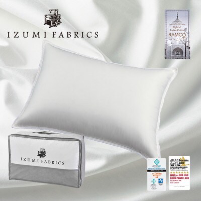 (43×63cm)ポーランド産ホワイトマザーグース　ダウンピロー(羽毛まくら)95%