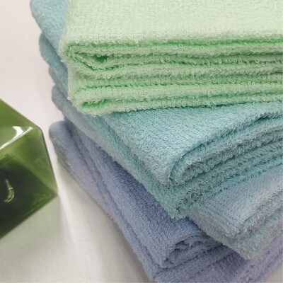 【フェイス10枚組】いろいろカラーの薄手フェイスタオル( 34×84cm)BL-F10