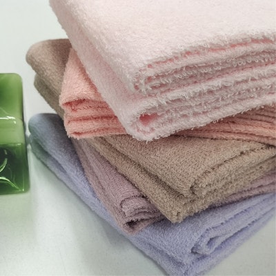 【フェイス10枚組】いろいろカラーの薄手フェイスタオル( 34×84cm)PI-F10