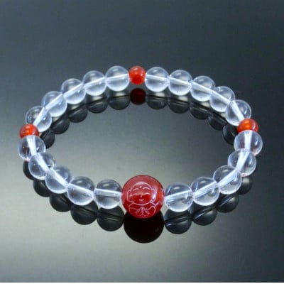 お地蔵様の御利益ブレス  赤めのう