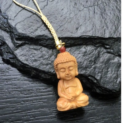 仏陀(ブッダ)の根付ストラップ〈悟り〉