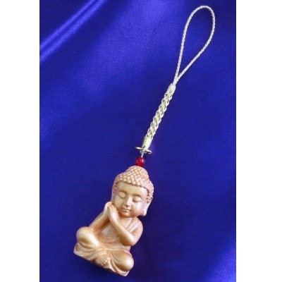 仏陀(ブッダ)の根付ストラップ〈癒し〉