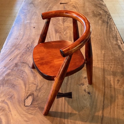 子ども用イス(ヒノキ漆仕上)