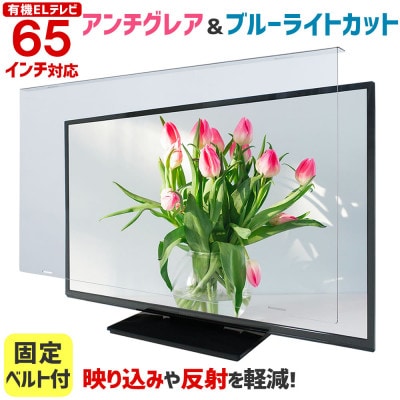 大阪府和泉市　有機ELテレビ65インチ用　テレビ画面保護パネル　アンチグレアタイプ　テレビガード