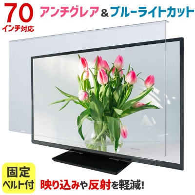 大阪府和泉市　70AG2　70インチ用　テレビ画面保護パネル　アンチグレアタイプ　テレビガード