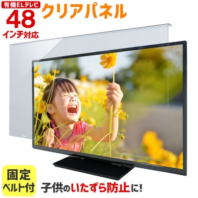 大阪府和泉市　有機ELテレビ48インチ用　テレビ画面保護パネル　クリアタイプ　テレビガード