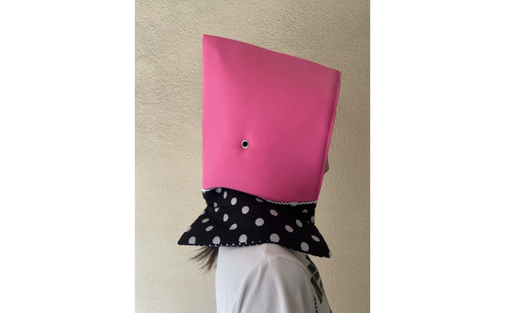 防災頭巾　子ども用 ＜カラー：ピンク色＞【避難グッズ グッズ 防災用品 避難用品 地震 火事 火災 保護 災害 地震対策 防災対策】