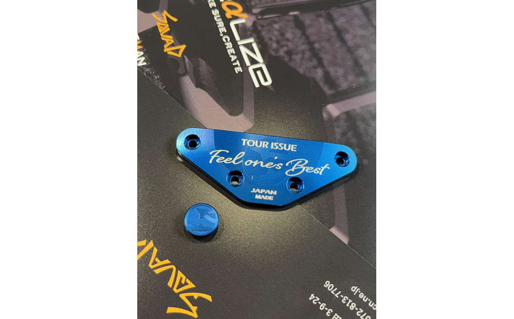 DRAG SS TOUR ISSUE ＜フェース部のスピンとソール部のアルミプレートのカラー：青＞【 ゴルフ パター DRAG odermade madeinjapan fullmilledputter 削りだしパター 地クラブ 日本製 打感  父の日 ゴルフ リアライズ株式会社 送料無料 】