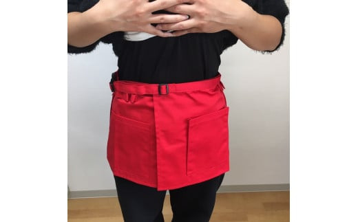 ギャルソンエプロン 日本製 Ｍサイズ color：ベージュ【ギャルソン　エプロン　日本製　Mサイズ　ベージュ　ポケット　ポリエステル　速乾　お尻まですっぽり覆うデザイン 大阪府 門真市 】