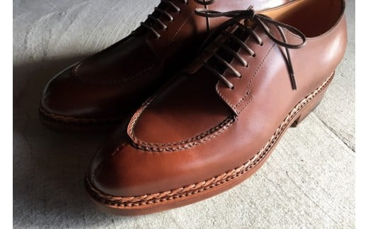 ノルベジェーゼ製法舶来カーフ外羽根モカシン【ノルベジェーゼ製法モカシン革靴レザーフルオーダーメイド竜田靴一人ひとりに合わせた足型（木型orプラスチック）大阪府門真市】