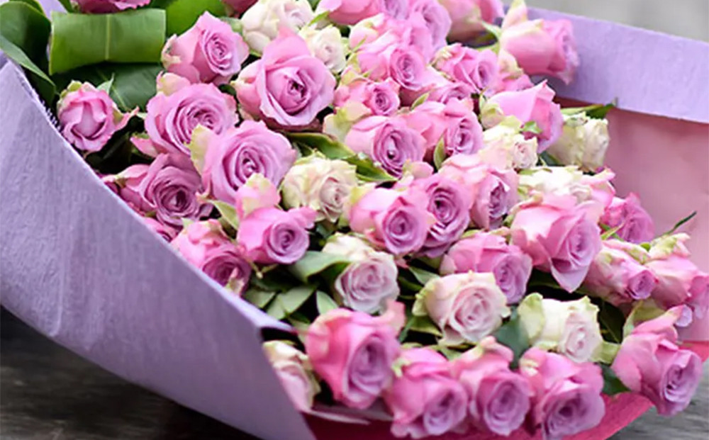 紫バラ70本【花 紫バラ ７０歳 古希 ７７歳 喜寿 ８０歳 傘寿 ９０歳 卒寿のお祝い 大切な方への贈り物 大阪府 門真市 】