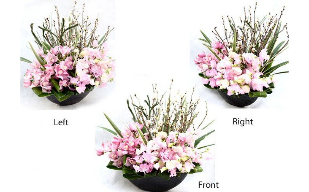 『Pink Symphony』 ピンク・シンフォニー 開店祝い オーダーメイド プレゼント 送別会 歓迎会 退職祝い 送別 お見舞い アレンジ 送料無料