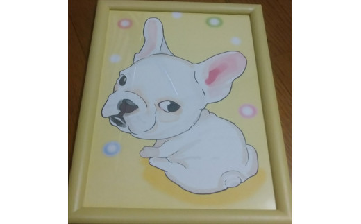 似顔絵（A4サイズ）（１枚に一人）（ペットOK！）【 にがおえ 大阪府 門真市 】