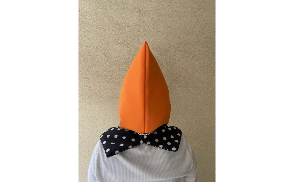 防災頭巾　大人用 ＜カラー：オレンジ色＞【避難グッズ グッズ 防災用品 避難用品 地震 火事 火災 保護 災害 地震対策 防災対策】