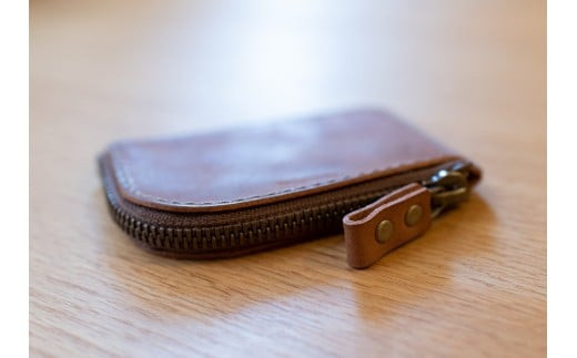 L字ファスナー小銭入れ（ブラック）