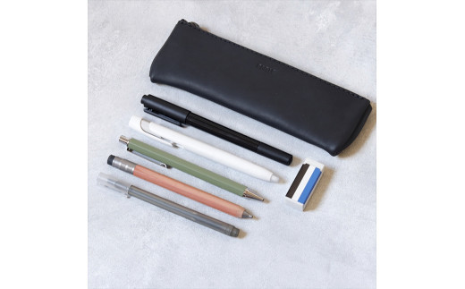 【色/ブラック】 balle(バレ) ペンケース 本革 レザー【 TowaRe:［トワリ］ 本革 レザー お中元 お歳暮 大阪府 門真市 】