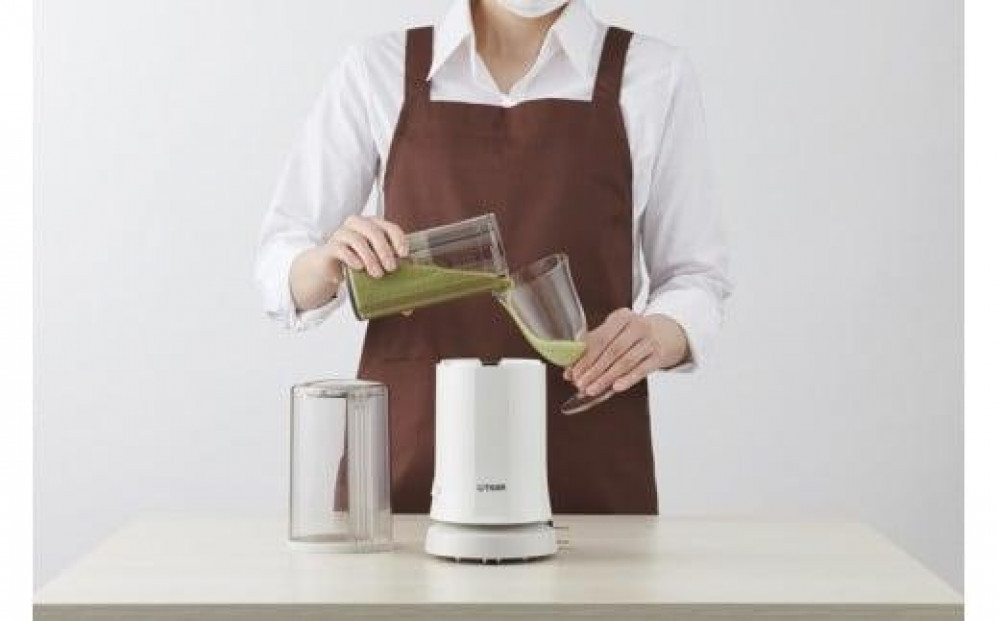 タイガー魔法瓶 ミキサー SKR-W400WS シルキーホワイト【ミキサー 電化製品 家電 安全設計 静音 ハイパワー コンパクト 4枚刃 ジューサー スムージー カップ・フタ食器洗い乾燥機対応 大阪府 門真市 】