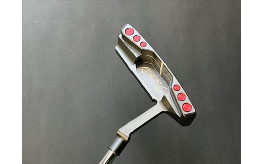 SQUAD-GOLF　-BB-345-　 SUS303　1ピース削り出しパター　34インチ GUN GRAY 【 ゴルフ パター SQUAD-GOLF カスタマイズ ゴルフクラブ 削り出しパター 自クラブ madeinjapan 軽量パター 父の日 ギフト 門真市】