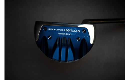 LEGITMAN　352 SS_R  SUS303×A5052のコンポジットマレットタイプ　34インチ　ショートスラントネック仕様  【 ゴルフ パター LEGITMAN カスタマイズ ゴルフクラブ 削り出しパター 自クラブ madeinjapan 軽量パター 父の日 ギフト 門真市】