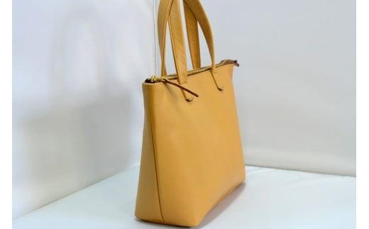 ファスナー開閉手提げ（トートバッグ）色・黒【革レザーバックバッグトートジップファスナー収納力大容量無地カジュアルビジネス大阪府門真市】