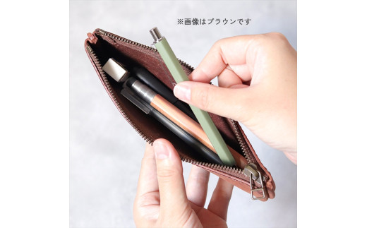 【色/グレー】 balle(バレ) ペンケース 本革 レザー【 TowaRe:［トワリ］ 本革 レザー お中元 お歳暮 大阪府 門真市 】