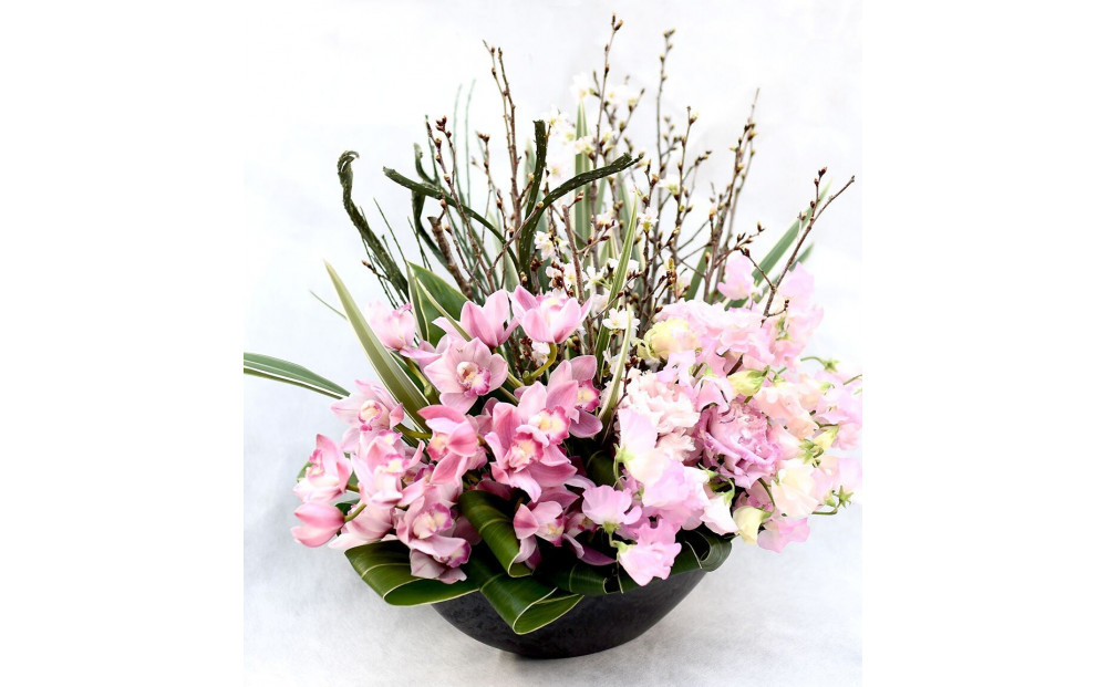 『Pink Symphony』 ピンク・シンフォニー 開店祝い オーダーメイド プレゼント 送別会 歓迎会 退職祝い 送別 お見舞い アレンジ 送料無料