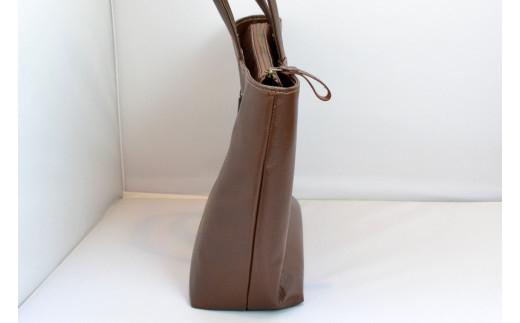 トートバッグ大（オール革・茶）【革レザーバッグトートバッグ大オール革ポケットティッシュケース付大型仕様大阪府門真市】