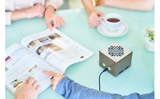 紫外線LED空気清浄機 KOROSUKE mini（ブラウン） 脱臭 消臭 光触媒フィルター 卓上 コンパクト 空気清浄機 除菌【活性酸素 有害物質分解 メンテナンスフリー 安全性 二酸化チタン 大阪府 門真市 】