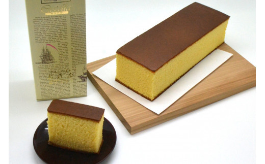 手作りのお菓子カステラ1本【手作りのお菓子カステラ 新鮮たまごを贅沢に使用 ザラメの食感 昔なつかしい風味とおいしさ 大阪府 門真市 】