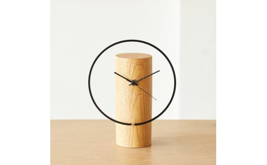 a clock”円柱” 【 時計 家具工房 iei studio 大阪府 門真市 】