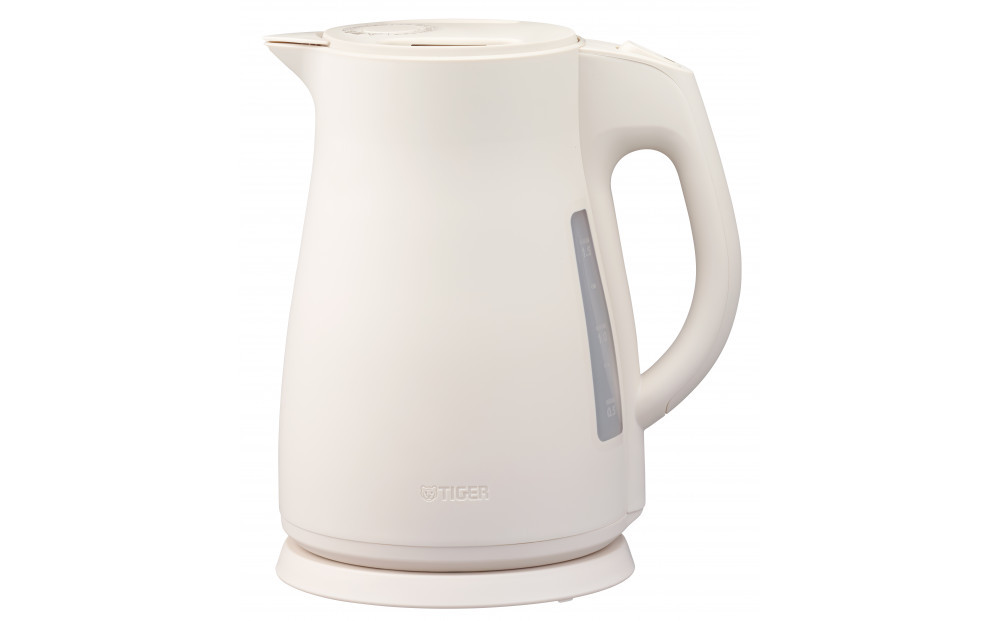 2025年度新製品 タイガー魔法瓶　電気ケトル 軽量＆コンパクト　スピード沸騰　注ぎ口カバー  PCT-A150　オフホワイトWO 1.5L 大阪府門真市