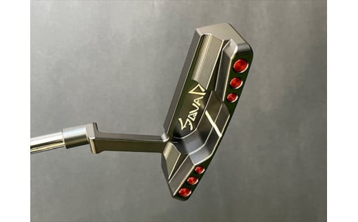 SQUAD-GOLF　-BB-345-　 SUS303　1ピース削り出しパター　34インチ GUN GRAY 【 ゴルフ パター SQUAD-GOLF カスタマイズ ゴルフクラブ 削り出しパター 自クラブ madeinjapan 軽量パター 父の日 ギフト 門真市】