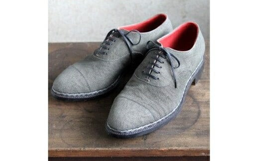 エレファントレザー内羽根ストレートチップ【エレファント革靴レザーフルオーダーメイド竜田靴一人ひとりに合わせた足型（木型orプラスチック）あなただけの靴大阪府門真市】