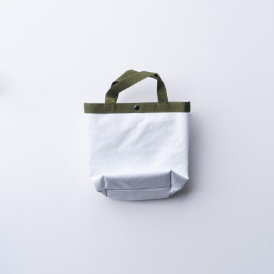 [S_ホワイト無地]フレコントートバッグ