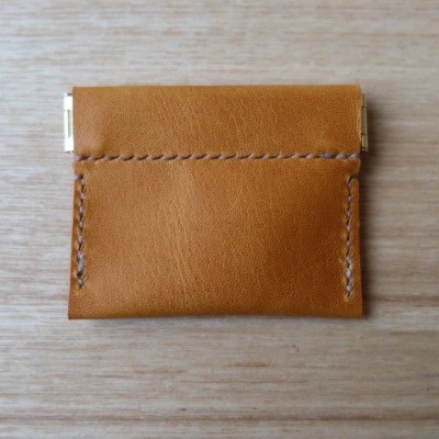 【キャメル】馬革　コインケース