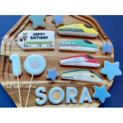 【電車2セット】オーダーメイドアイシングクッキー　〈リルタハティクッキー〉