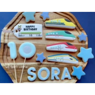 【電車3セット】オーダーメイドアイシングクッキー　〈リルタハティクッキー〉