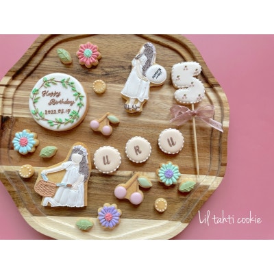 【シルエットセット】オーダーメイドアイシングクッキー　〈リルタハティクッキー〉