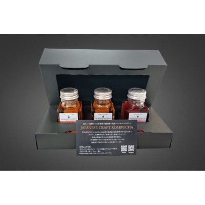 JAPANESE CRAFT KOMBUCHA ミニボトル50ml×3本セット
